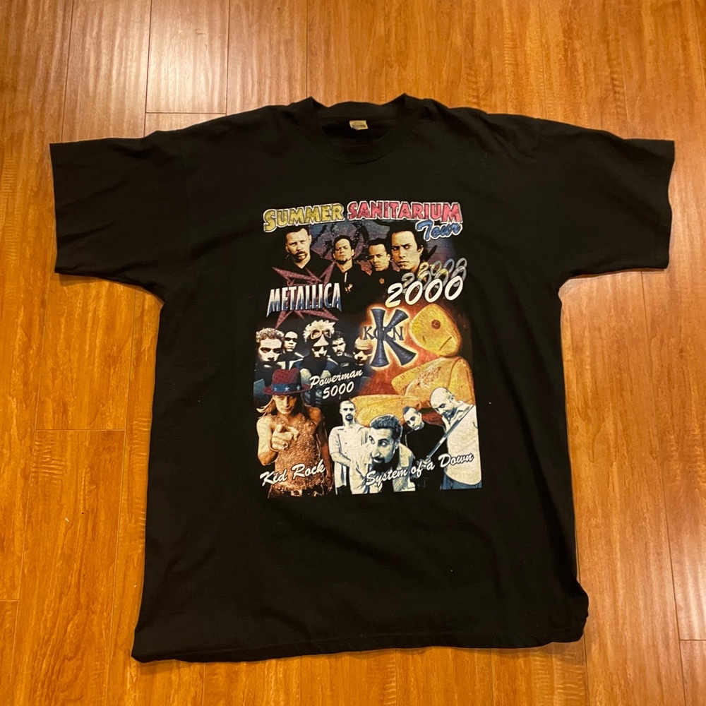 Vintage Metallica Rap Tee Shirt